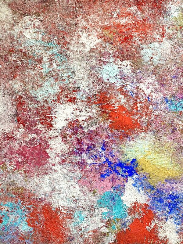 2025 Milanda de Mont, Mist Series 1, Mixed Media on canvas, 140 x 120cm.