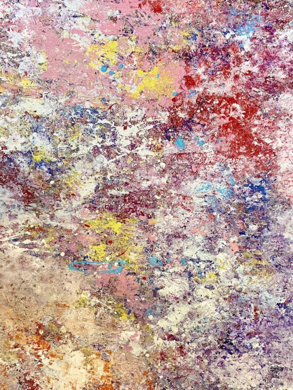 2025 Mist Series 2, Mixed Media on canvas, 140 x 120cm.